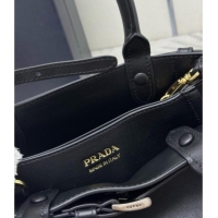 Grade Design Prada Buckle Small leather Bag with Belt in Nappa Leather 1BA502 Black 2026