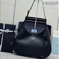 Top Grade Prada Boogie Large Leather Bag Nappa Leather 1BC299 Black 2026