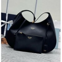 Top Grade Prada Boogie Large Leather Bag Nappa Leather 1BC299 Black 2026