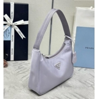 Shop Promotional Prada Re-Nylon Re-Edition 2000 Mini-bag 1NE515 Light Purple/Silver 2026