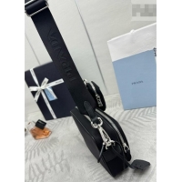Best Quality Prada Re-Nylon Mini Shoulder Bag 1BH226 Black 2026