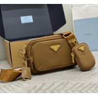Buy Discount Prada Re-Nylon Mini Shoulder Bag 1BH226 Brown 2026
