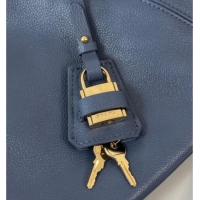 Classic Specials Prada Ouvert Large Leather Tote Bag 1BG661 Blue 2026