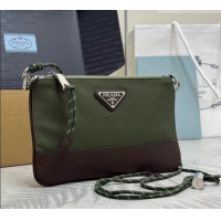 New Fashion Prada Speedrock Re-Nylon Smartphone Case 2ZT073 Green 2026