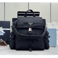 Buy Discount Prada Mens Explore Re-Nylon and Leather Backpack Bag 2VZ118 Black 2026