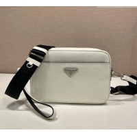 Good Taste Prada Saffiano Leather Shoulder Bag 2VH210 White 2026
