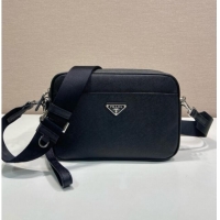 Top Grade Prada Nappa Leather Pouch Bag 1MS017 Black 2026