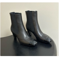 1:1 Chanel Ankle Boots in Lambskin & Patent Leather 6.5cm Heel CH090962 Black 2026