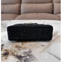 Buy Discount Chanel Crystals Mini Kelly Shopping Bag AS4416 Black 2026