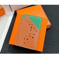 Buy Cheap Hermes MagSafe Card Holder H0317 Brown/Green/Frog 2026