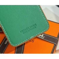 Top Design Hermes MagSafe Card Holder 0317 Zebra/Brown/Green 2026