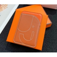 Best Product Hermes MagSafe Card Holder 0317 Elephant/Brown/Orange 2026