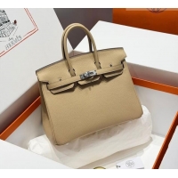 Good Discount Hermes Birkin Bag 25cm in Togo Leather 0414 S2 Trench Grey 2026