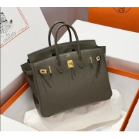 Most Popular Hermes Birkin Bag 25cm in Togo Leather 0414 6H Veronese Green 2026