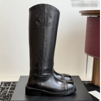 Trendy Design Chanel High Boots in Smooth Calfskin CH091021 Black 2026