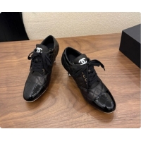 Low Price Chanel Lace-up Pumps in Calfskin & Patent Leather CH091026 Black 2026 