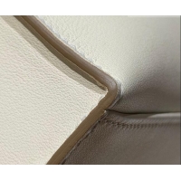Hot Style Hermes Kelly Pochette Swift Bag 22cm in Cow Leather 0414 Milk Shake White/Gold 2026 (Half Handmade)