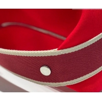 Fashion Cheap Hermes Trousse Bride-A-Brace Canvas Case with H Embroidery 4053 Chinese Red 2026