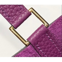 Best Grade Hermes Picotin Lock Mini Bag 18cm in Germany and Clemence TC Leather 4056 P9 Anemone Purple 2026 (Half Handma