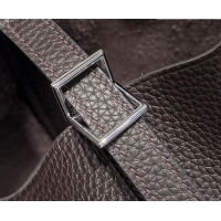 Low Cost Hermes Picotin Lock Mini Bag 18cm in Germany and Clemence TC Leather 4056 46 Ebeny 2026 (Half Handmade)