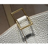 Spot Cheap Hermes Picotin Lock Mini Bag 18cm in Germany and Clemence TC Leather 4056 Milk Shake White/Gold 2026 (Half Ha