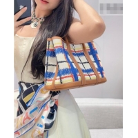 Best Quality Hermes Garden Party Bag 30cm in Printed Canvas and Calfskin 0414 Brown 2026 (Half Handmade)