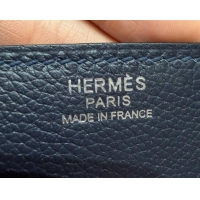 Spot Bulk Hermes Shoulder Birkin Bag in Evercolor Leather 2529 3Y Caban/Silver 2026 (Half-Handmade)
