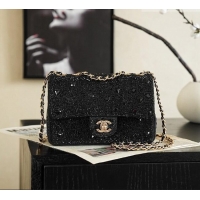 Discount Chanel Evening Bag in Black Strass & Gold-Tone AS4297 2026