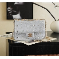 Fashion Discount Chanel Evening Bag in Silver Strass & Gold-Tone AS4297 2026