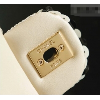 Promotional Chanel Mini Sequins Flap Bag CH091407 White 2026