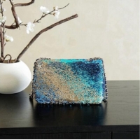 Best Price Chanel Mini Sequins Flap Bag CH091413 Blue 2026