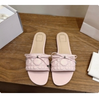 Good Quality Dior Cannage Slide in Black Quilted Cannage Lambskin Light Pink 6091102 2026
