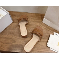 Design Dior Cannage Heeled Slide in Black Quilted Cannage Lambskin 3.5cm Heel Brown 6091109 2026