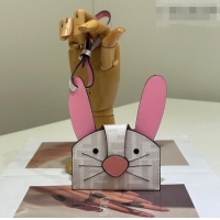 Pretty Style Fendi Best Friends Forever Card Case in FF Fabric and Pink Leather 66816 Rabbit 2026