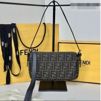 Crafted Inexpensive Fendi Small Zip Top Bag in FF Zucca Jacquard Fabric 8716 2026 Top