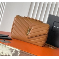 Top Quality Saint Laurent LOULOU Large in MATELASSÉ Lambskin 803541 Caramel 2026