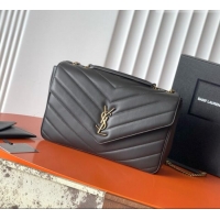 New Design Saint Laurent LOULOU Large in MATELASSÉ Lambskin 803541 Grey 2026