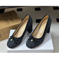 Unique Grade Dior Ballet Pumps in Dior Oblique Motif 8cm Heel D091160 2026