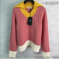 Hot Sell Cheap Fendi Wool Sweater F0907555 Pink 2026