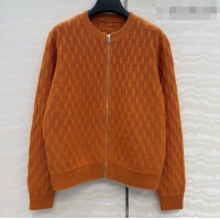 Good Taste Prada Cashmere Zipped Cardigan P090715 Orange 2026