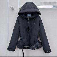 Best Grade Prada Down Jacket P090736 Black 2026