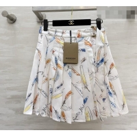 Well Crafted Discount Burberry Skirt B090801 White 2026