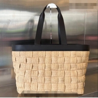 Particularly Recommended Bottega Veneta Raffia Straw Tote Bag 730847 Beige 2026