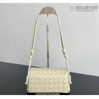 Pretty Style Bottega Veneta Notturno Mini Bag in Intrecciato Leather 843893 Sea Salt 2026