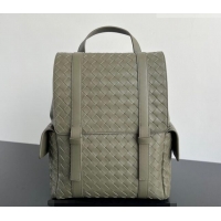 Top Quality Bottega Veneta Men's Back To School Backpack Bag in Intrecciato Leather 805971 Cypress Green 2026