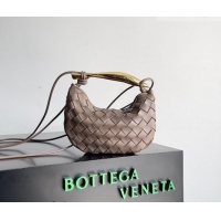 Luxury Cheap Bottega Veneta Mini Sardine Bag in Intrecciato Leather 744267 Khaki 2026