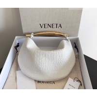 Market Sells Bottega Veneta Sardine bag in Crocodile Embossed Leather 754657 White 2026