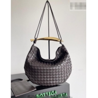 Well Crafted Bottega Veneta Large Sardine Bag with Strap in Intrecciato Leather 754988 Fondant Brown 2026