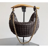 Trendy Design Bottega Veneta Sardine Bag with Chain in Intrecciato Leather 776768 Fondant Brown 2026