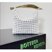Top Design Bottega Veneta Sardine Bag in Intrecciato Leather BV040201 White 2026